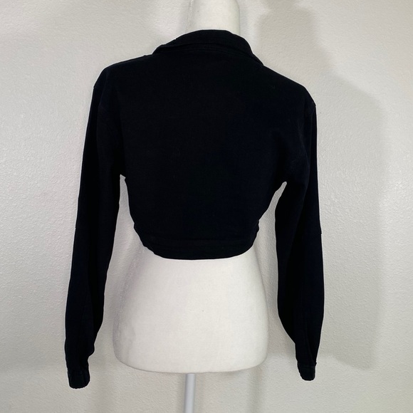 Cropped black jacket - Picture 3 of 4